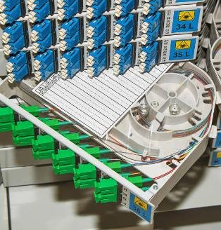 Fibre optic cabling and telecommunications equipment